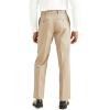 imageDockers Mens Classic Fit Signature Lux Cotton Pleated Stretch Pants Regular and Big ampamp TallTimberwolf