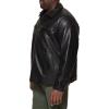 imageDockers Mens James Faux Leather Jacket Regular Big ampamp Tall SizesBlack W Chest Zip