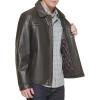 imageDockers Mens James Faux Leather Jacket Regular Big ampamp Tall SizesDark Brown W Chest Zip