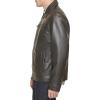 imageDockers Mens James Faux Leather Jacket Regular Big ampamp Tall SizesDark Brown W Chest Zip