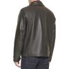 imageDockers Mens James Faux Leather Jacket Regular Big ampamp Tall SizesDark Brown W Chest Zip