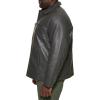 imageDockers Mens James Faux Leather Jacket Regular Big ampamp Tall SizesGrey W Chest Zip