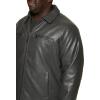 imageDockers Mens James Faux Leather Jacket Regular Big ampamp Tall SizesGrey W Chest Zip