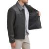 imageDockers Mens James Faux Leather Jacket Regular Big ampamp Tall SizesGrey W Chest Zip