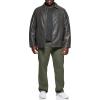 imageDockers Mens James Faux Leather Jacket Regular Big ampamp Tall SizesGrey W Chest Zip