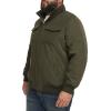 imageDockers Mens Quilted Lined Flight Bomber JacketArmy Green