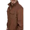 imageDockers Mens Quilted Lined Flight Bomber JacketChocolate Brown