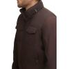 imageDockers Mens Quilted Lined Flight Bomber JacketDark Brown