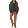 imageDockers Mens Softshell Sherpa Lined Bomber JacketOlive