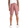 imageDockers Mens Ultimate Straight Fit Supreme Flex ShortsRose Dawn Red  Lightweight Chambray