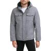 imageDOCKERS Mens Big ampamp Tall Arctic Cloth Sherpa Storm JacketHeather Grey Soft Shell