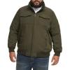 imageDockers Mens Quilted Lined Flight Bomber JacketArmy Green