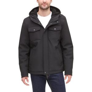 imageDOCKERS Mens Big ampamp Tall Arctic Cloth Sherpa Storm JacketBlack Soft Shell