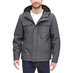 imageDOCKERS Mens Big ampamp Tall Arctic Cloth Sherpa Storm JacketGraphite Heather Soft Shell