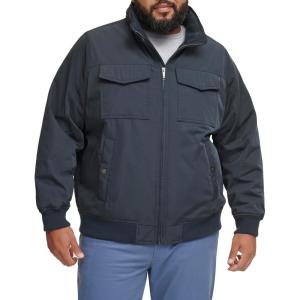 imageDockers Mens Quilted Lined Flight Bomber JacketNavy