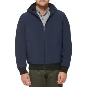 imageDockers Mens Softshell Sherpa Lined Bomber JacketNavy