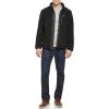 imageDOCKERS Mens Zip Front Sherpa Fleece Jacket with Chest PocketBlack