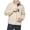 imageDOCKERS Mens Zip Front Sherpa Fleece Jacket with Chest PocketKhaki