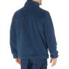 imageDOCKERS Mens Zip Front Sherpa Fleece Jacket with Chest PocketOcean Blue