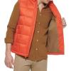 imageDockers Mens Dockers Mens Box Quilted Puffer VestRed Clay