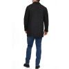 imageDockers Mens Henry Wool Blend Top Coat Regular and Big ampamp Tall SizesBlack