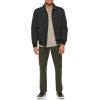 imageDockers Mens Micro Twill Golf Bomber Jacket Standard and Big ampamp TallBlack Filled