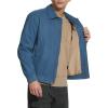 imageDockers Mens Micro Twill Golf Bomber Jacket Standard and Big ampamp TallBlue Horizon Unfilled