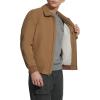 imageDockers Mens Micro Twill Golf Bomber Jacket Standard and Big ampamp TallBrown Unfilled