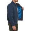 imageDockers Mens Micro Twill Golf Bomber Jacket Standard and Big ampamp TallDark Navy Filled