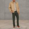 imageDockers Mens Micro Twill Golf Bomber Jacket Standard and Big ampamp TallGold Filled