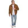 imageDockers Mens Micro Twill Golf Bomber Jacket Standard and Big ampamp TallMoroccan Brown Filled