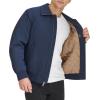 imageDockers Mens Micro Twill Golf Bomber Jacket Standard and Big ampamp TallNavy Filled