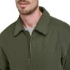 imageDockers Mens Micro Twill Golf Bomber Jacket Standard and Big ampamp TallOlive Filled