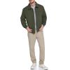 imageDockers Mens Micro Twill Golf Bomber Jacket Standard and Big ampamp TallOlive Filled