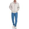 imageDockers Mens Micro Twill Golf Bomber Jacket Standard and Big ampamp TallSahara Khaki Filled