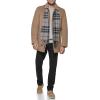 imageDockers Mens Weston Wool Blend Coat with Scarf Regular and Big ampamp TallCamelLight Grey Scarf