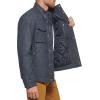 imageDOCKERS Mens Faux Leather Military JacketNavy