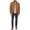 imageDOCKERS Mens Faux Leather Military JacketSaddle