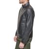 imageDOCKERS Mens The Dylan Faux Leather Racer JacketBlack