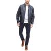 imageDOCKERS Mens The Dylan Faux Leather Racer JacketNavy