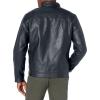 imageDOCKERS Mens The Dylan Faux Leather Racer JacketNavy