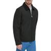 imageDOCKERS Mens Wool Blend Zip Up Jacket with Quilted BibBlack Without Bib