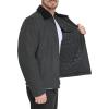 imageDOCKERS Mens Wool Blend Zip Up Jacket with Quilted BibCharcoal Without Bib