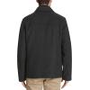 imageDOCKERS Mens Wool Blend Zip Up Jacket with Quilted BibCharcoalSoftshell Bib