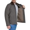 imageDOCKERS Mens Wool Blend Zip Up Jacket with Quilted BibHoundstooth Without Bib