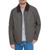 imageDOCKERS Mens Wool Blend Zip Up Jacket with Quilted BibHoundstooth Without Bib