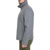 imageDOCKERS Mens Wool Blend Zip Up Jacket with Quilted BibLight Grey Without Bib