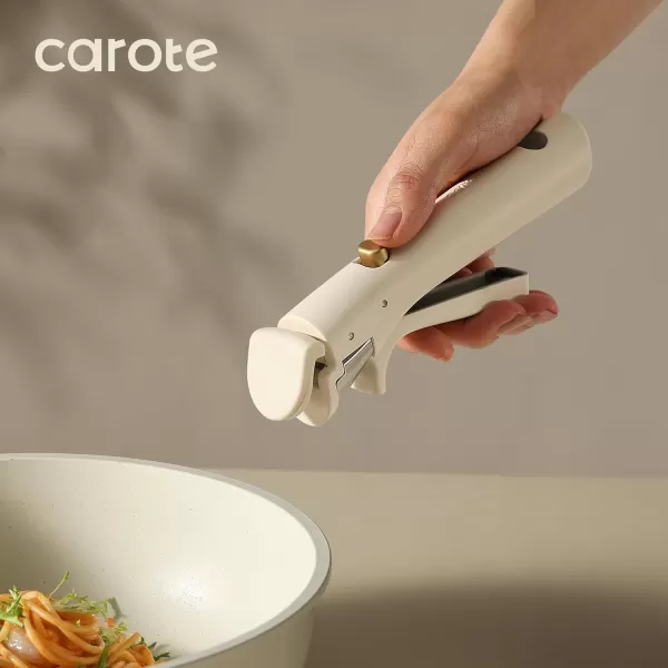 imageCAROTE Pots and Pans Set Non Stick Cookware Sets 11pcs Kitchen Set OvenFridge Safe Space Saving Pots Set Nonstick Set with Versatile RemovableDetachable Handle Induction RV Set Cream WhiteWhite