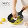 imageCAROTE Pots and Pans Set Nonstick Cookware Set Induction Cookware Non Stick Kitchen Cooking Set with Frying Pans SetEgg Pan9 PieceYellow