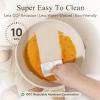 imageCAROTE Non Stick Frying PansNonstick Granite Fry Pan Egg Pan Omelet Pans Stone Cookware Chefs Pan PFOA FreeWhite Granite 10InchCream White